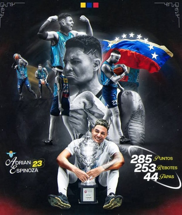 Adrián Espinoza: Campeón de la Liga de Salto y orgullo de la World Basket Agency